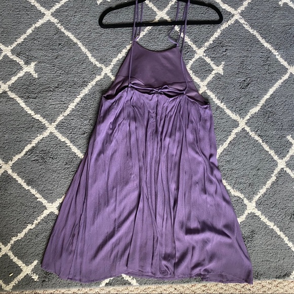 Purple Embroidered Dress - Picture 5 of 6